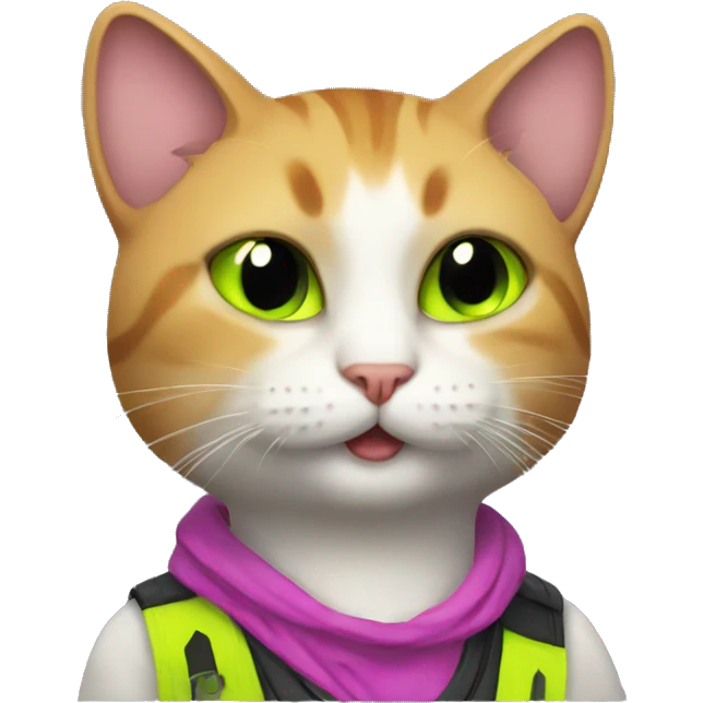 Raver cat emoji