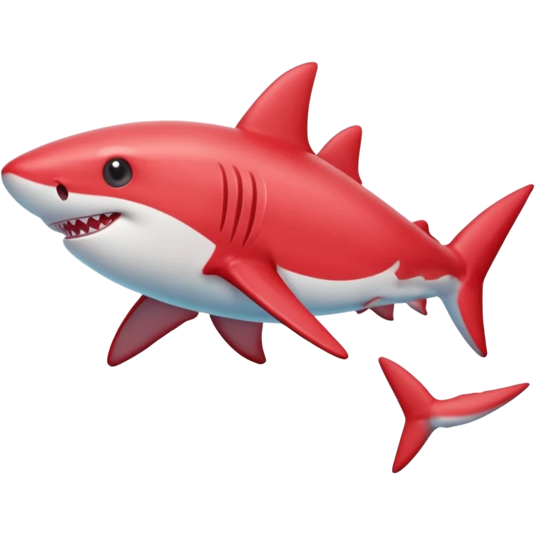 red baby Shark emoji