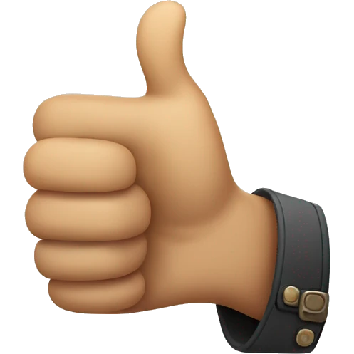 Cool thumbs up  emoji