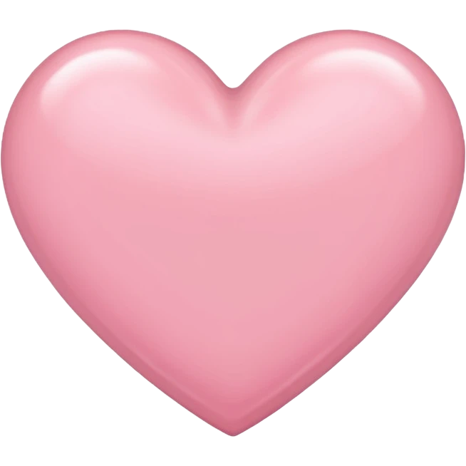 light pink heart emoji