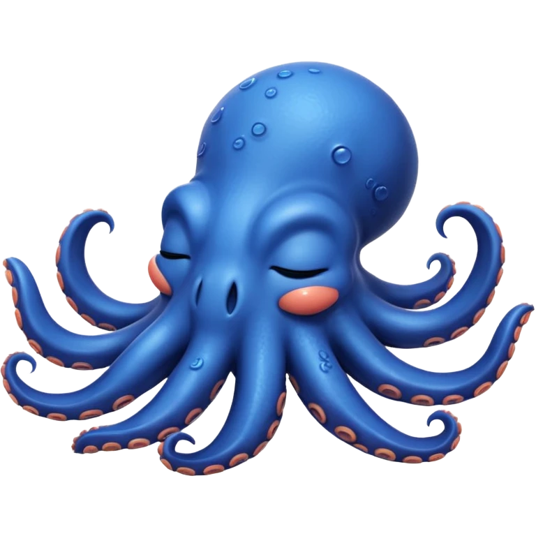 Ios emoji sleeping octopus  emoji