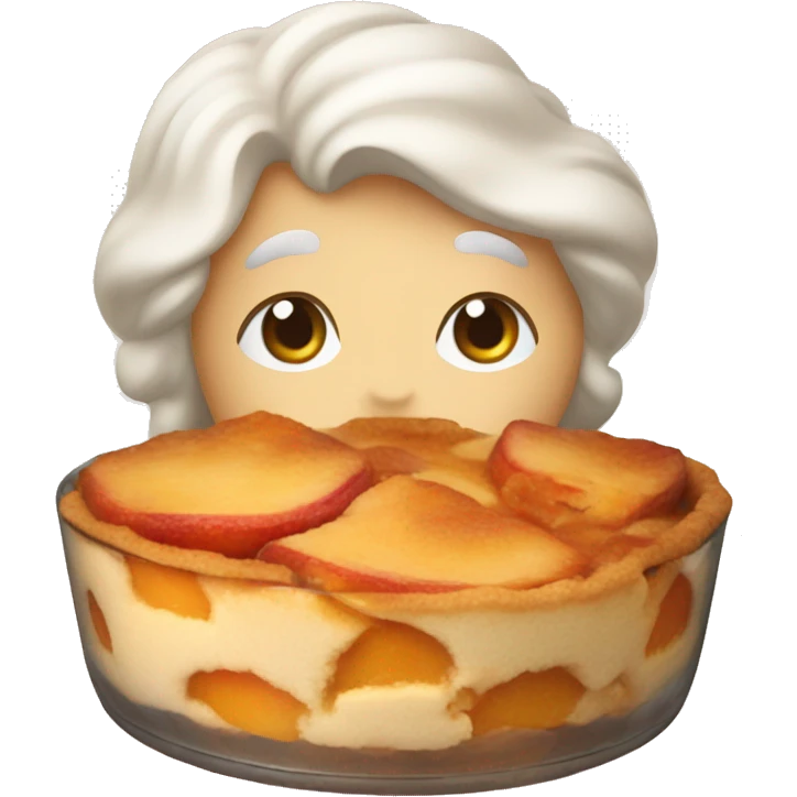 peach cobbler emoji