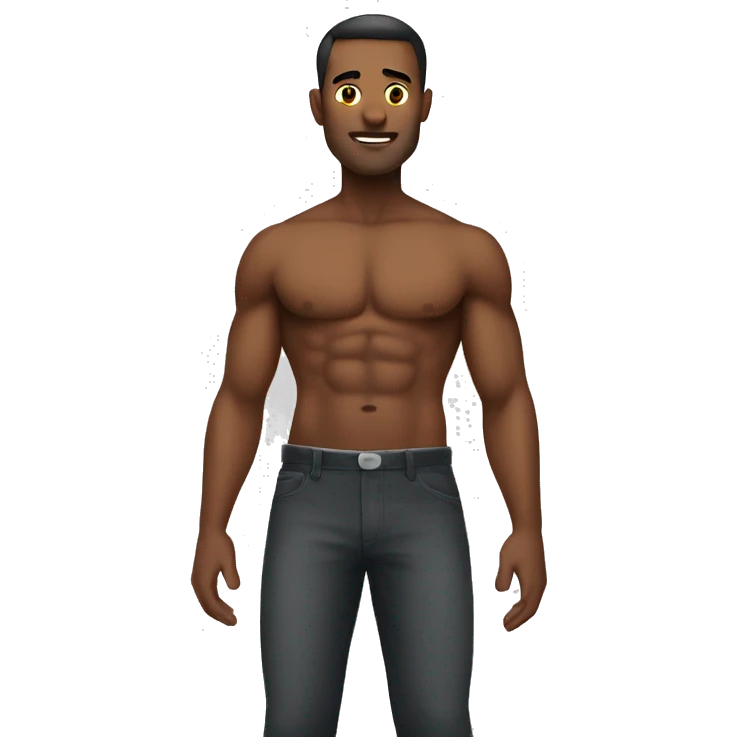 Man with abs emoji