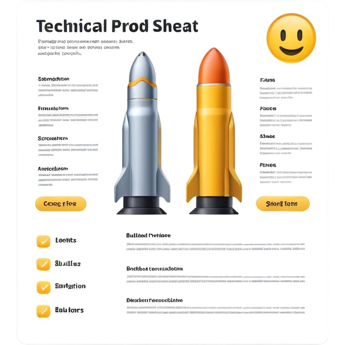 technical product sheet emoji