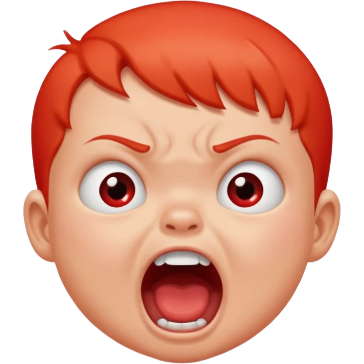Loud baby emoji
