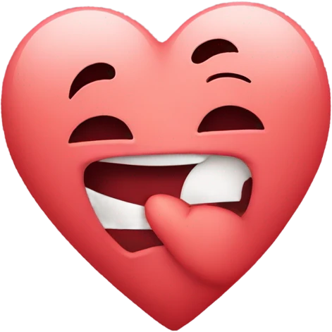 heart hugging heart emoji