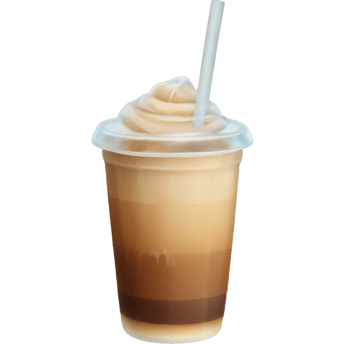 Iced coffee emoji