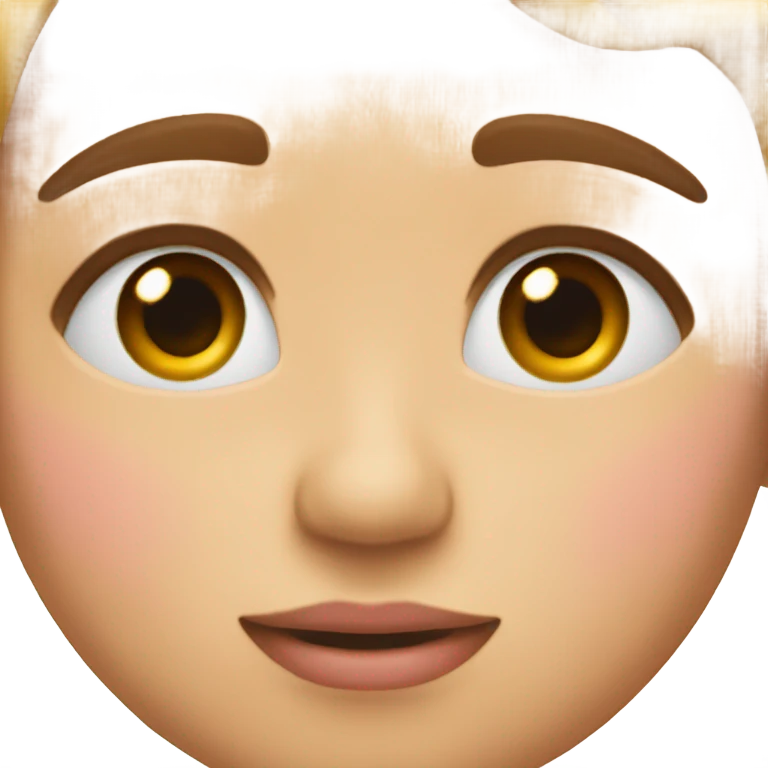 Blushing cheeks emoji