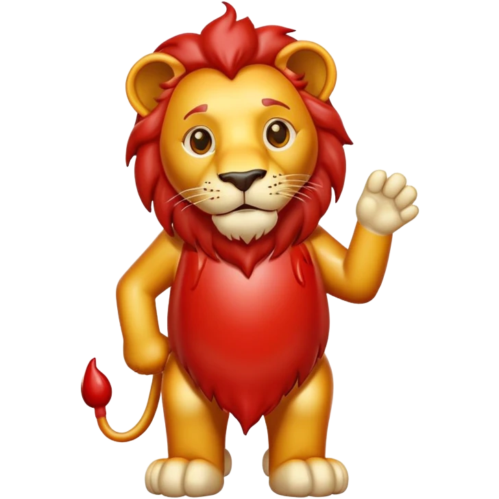 Ketchup lion emoji