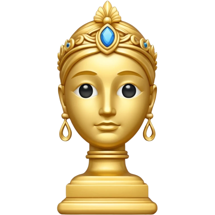 statue gold emoji