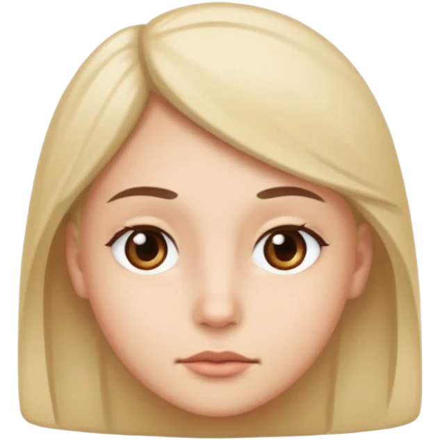 Serious side eye emoji