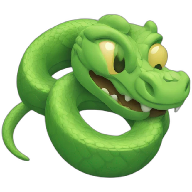 serpent qui dort emoji
