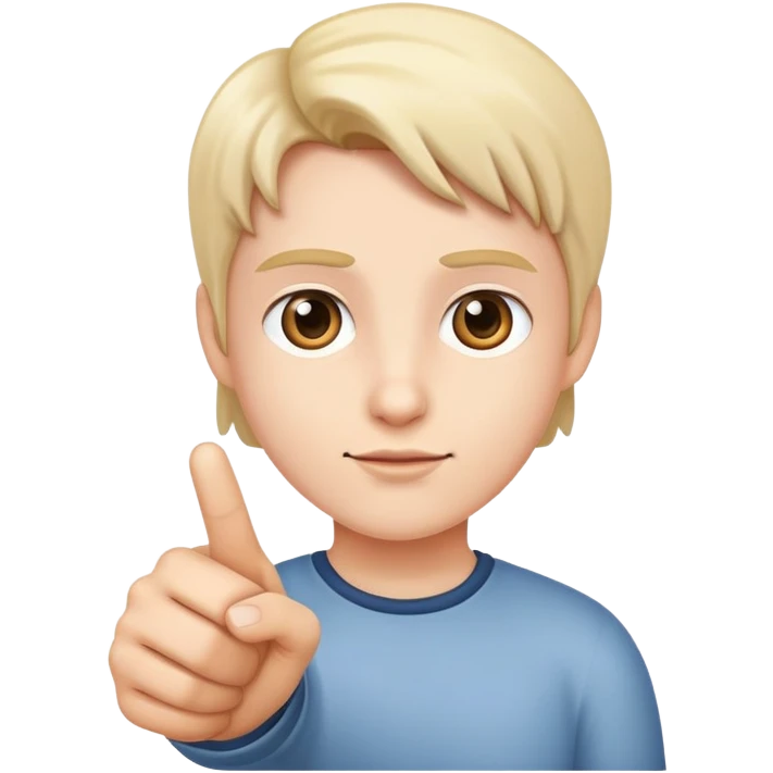 pointing forward emoji