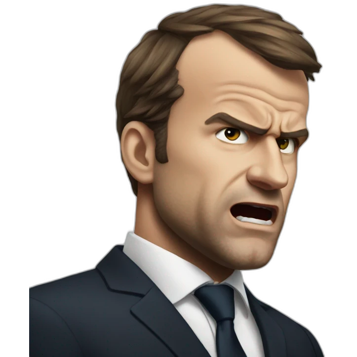 Macron angry emoji