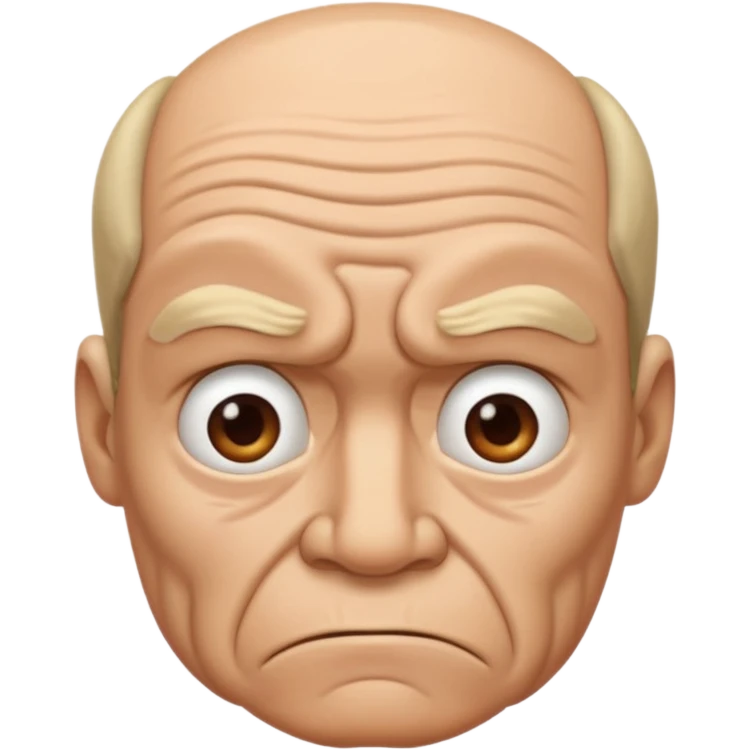 Constipated face emoji