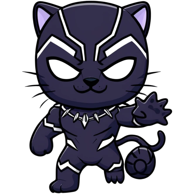 black panther emoji