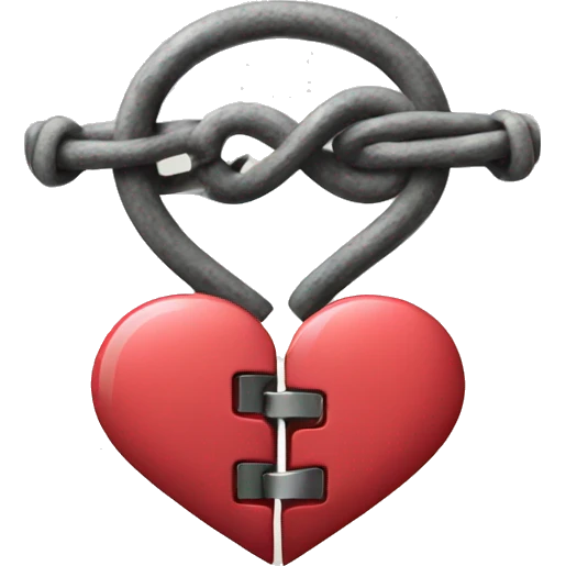 hearts locked together  emoji