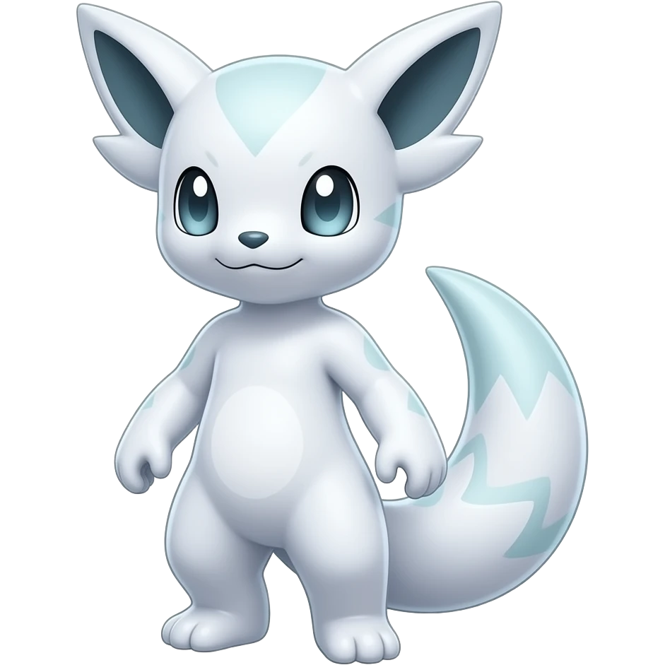 Shiny glossy melanistic oily pastel white bright Meloetta-Giratina-Noibat-Pokémon-Fakémon-fusion-hybrid-creature emoji