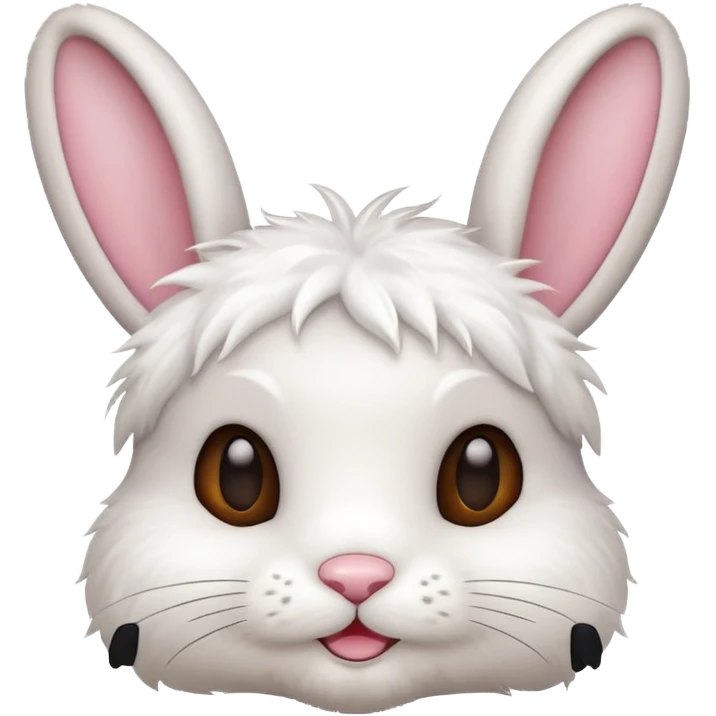 A bunny smirking emoji