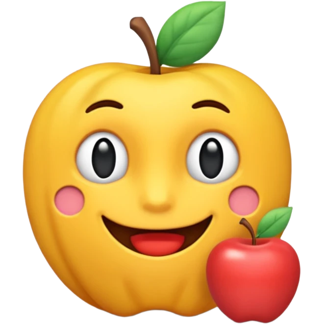 Блокнот 3D синего цвета emoji