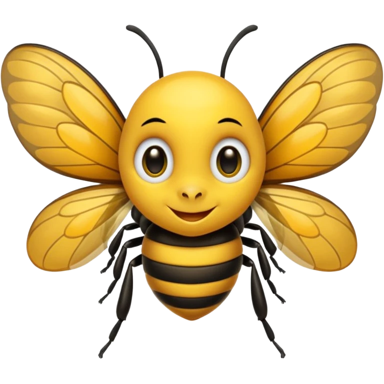 Crée-moi l'emoji d'une petite abeille malicieuse emoji