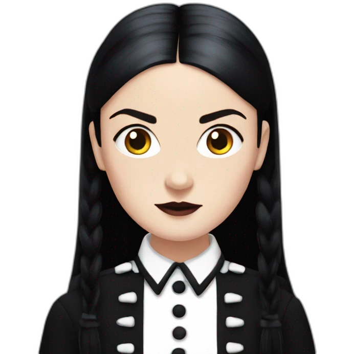Wednesday Addams emoji