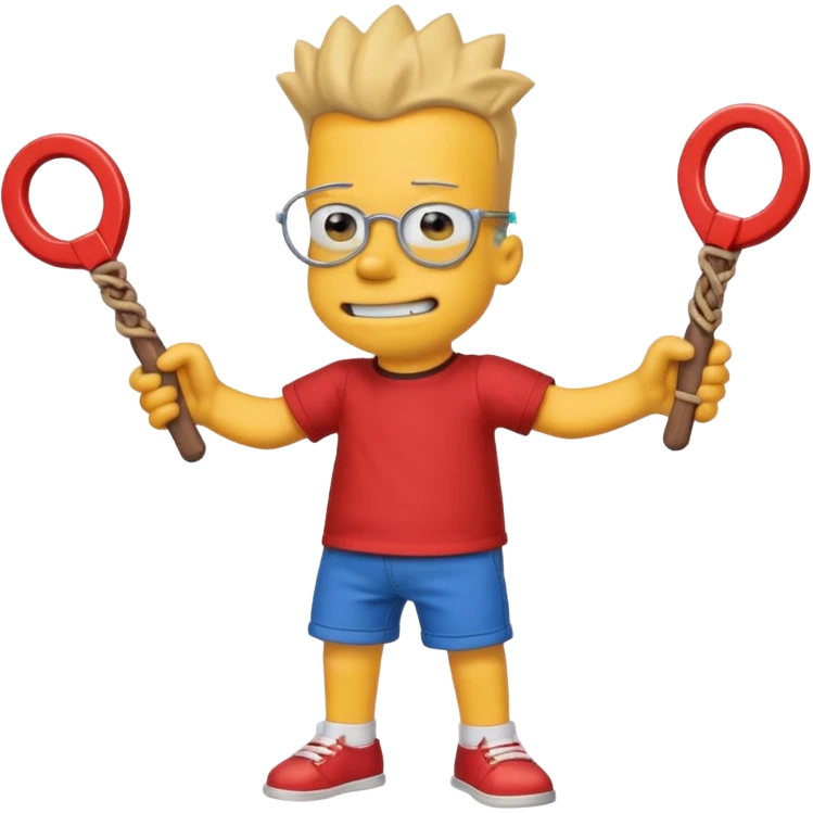 make the realistic bart simpson meme emoji