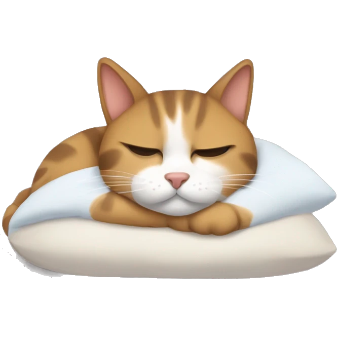 Gato dormido  emoji