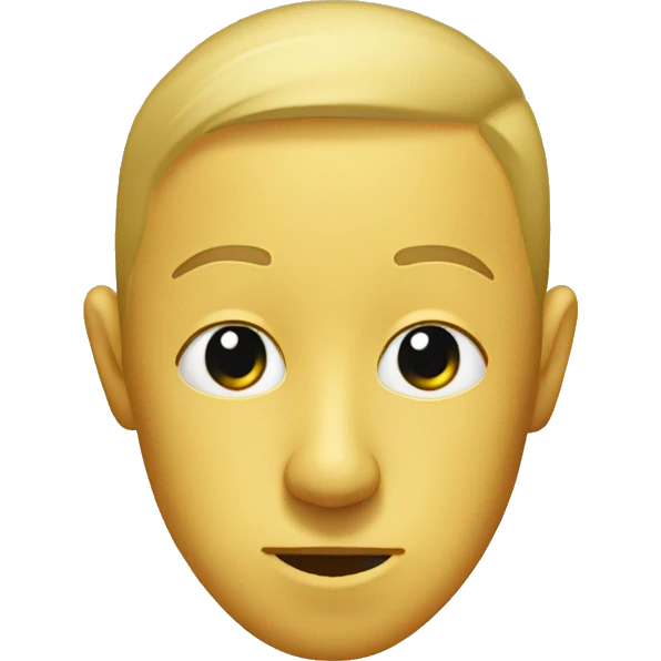 Nose sniffing light yellow sand emoji