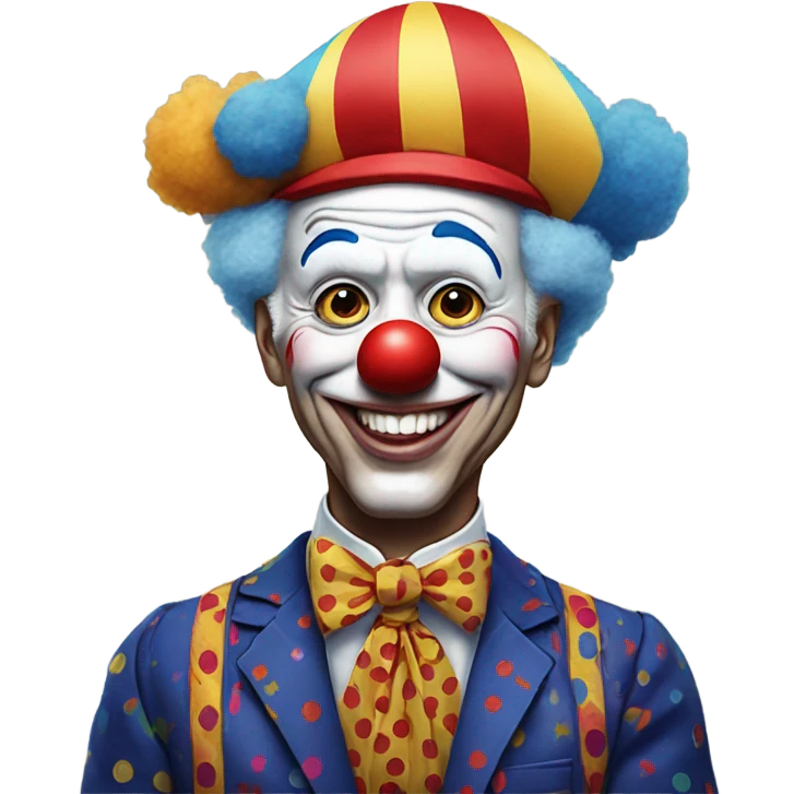 Biden as clown emoji