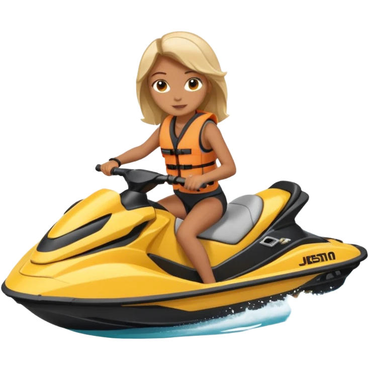 a girl on a jetski  emoji