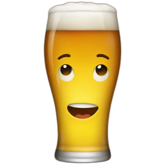I love a beer emoji