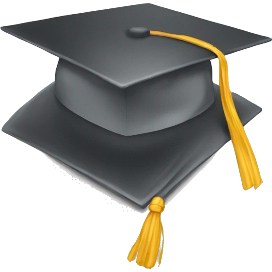Graduation cap emoji
