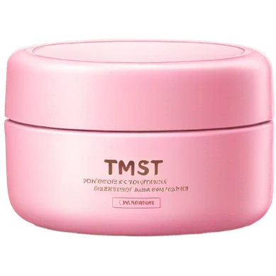 aesthetic pink jar of face cream  emoji