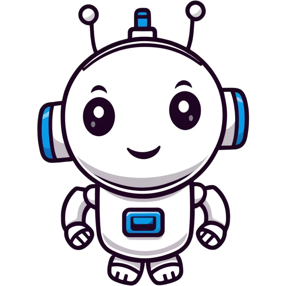 smiling robot face emoji