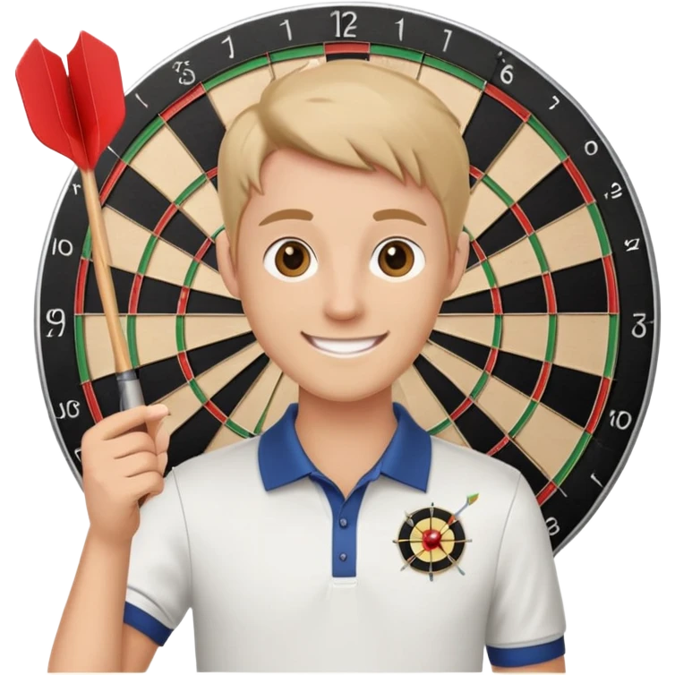 Me playing darts emoji