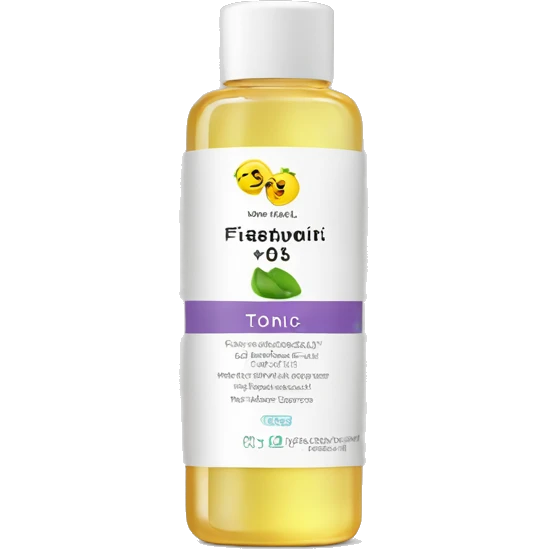 facial tonic with label emoji