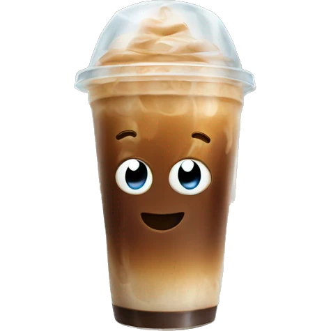 Iced coffee emoji