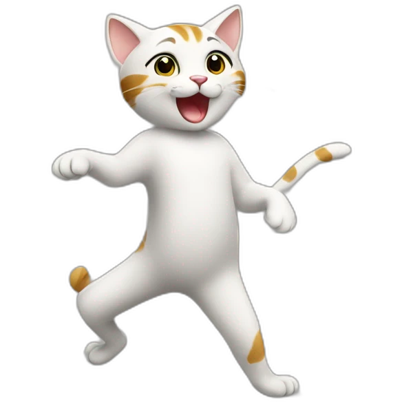 Dancing cat emoji