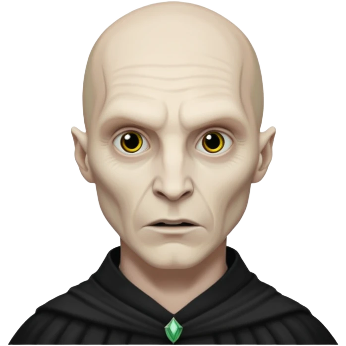 Voldemort’s casting Abada kedavra without nose  emoji