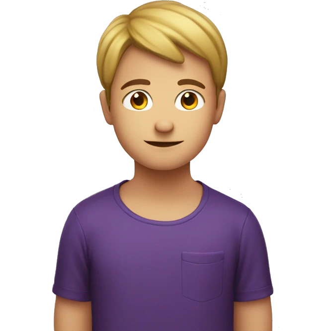 A boy with an eggplant that’s fat emoji