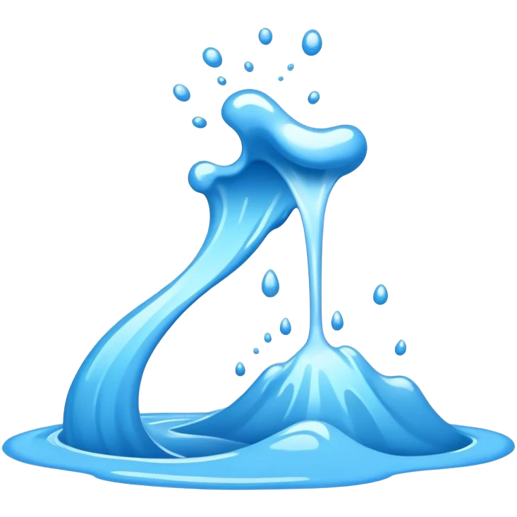 light blue splash of color emoji