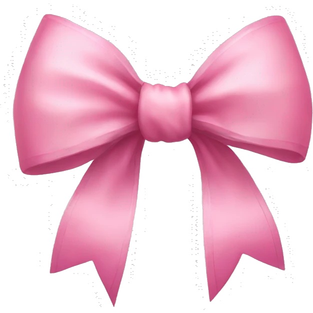 pink bow emoji