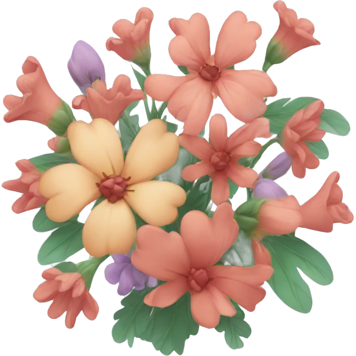 Whimsical flowers  emoji