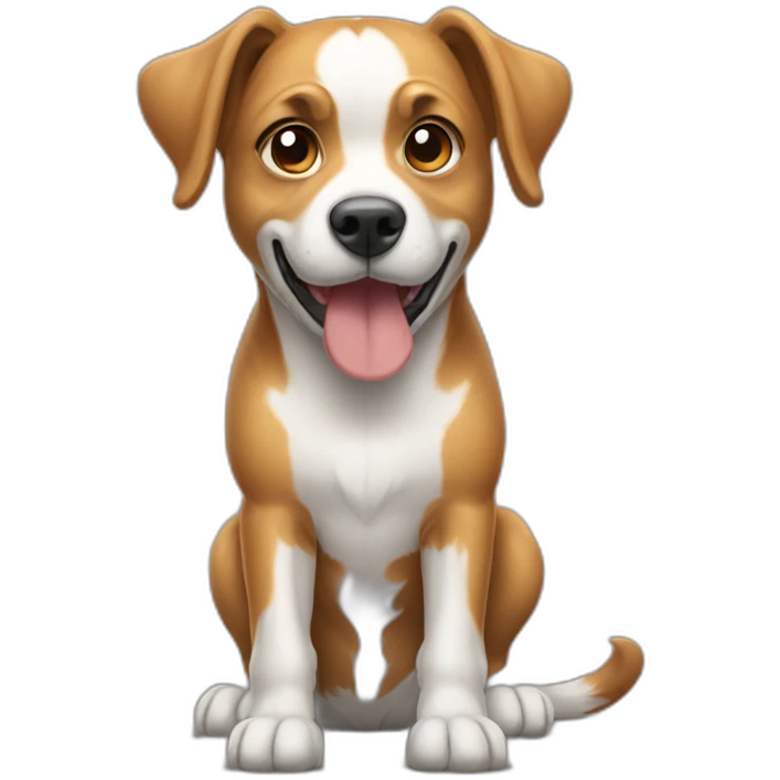 Athletic dog emoji