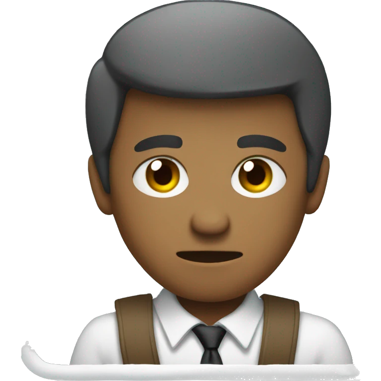 Crossing arms while mad emoji