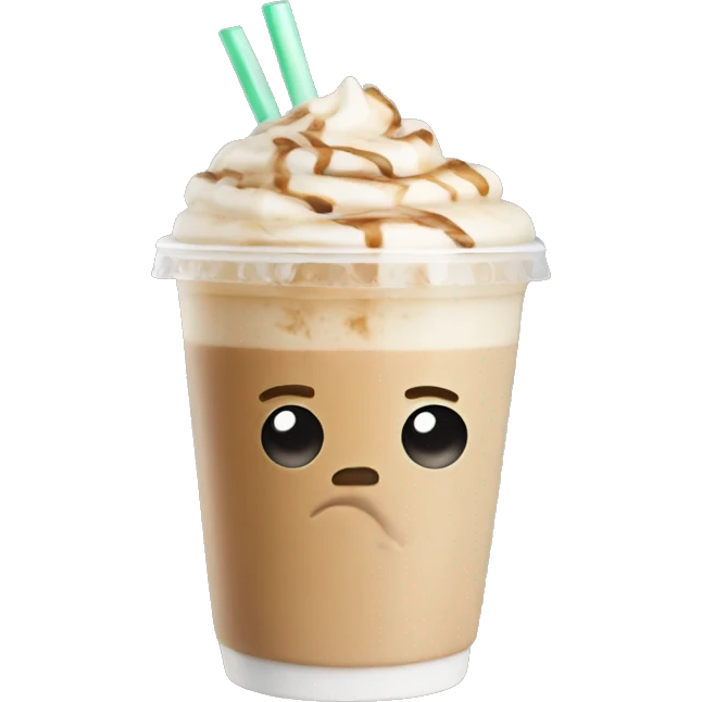 iced latte emoji