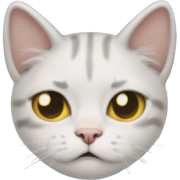 Emoji of sad cat from song meow meow meow meow (Billie eilish) emoji