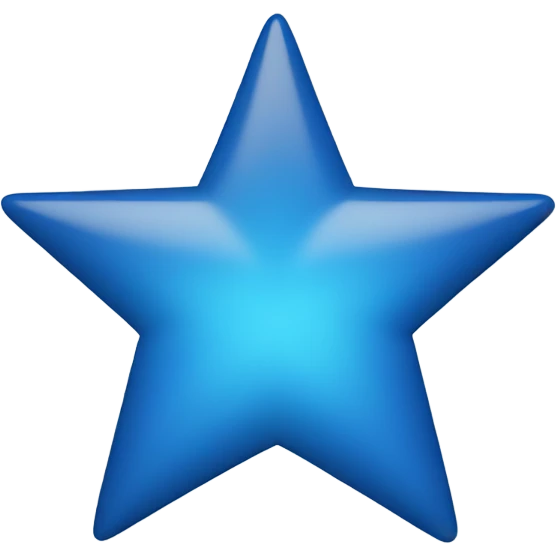 Blue star heart  emoji