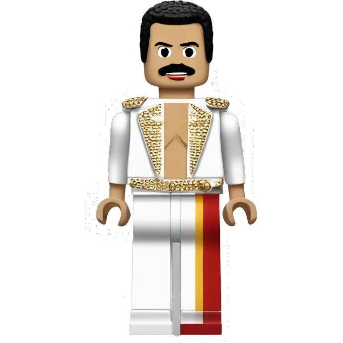 FREDDIE MERCURY lego full body emoji